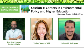 Screen shot of session speakers